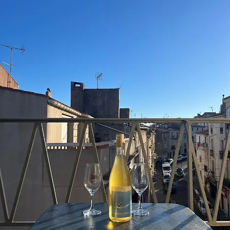 Le Petit Duplex Du Quartier-haut Lägenhet Sète